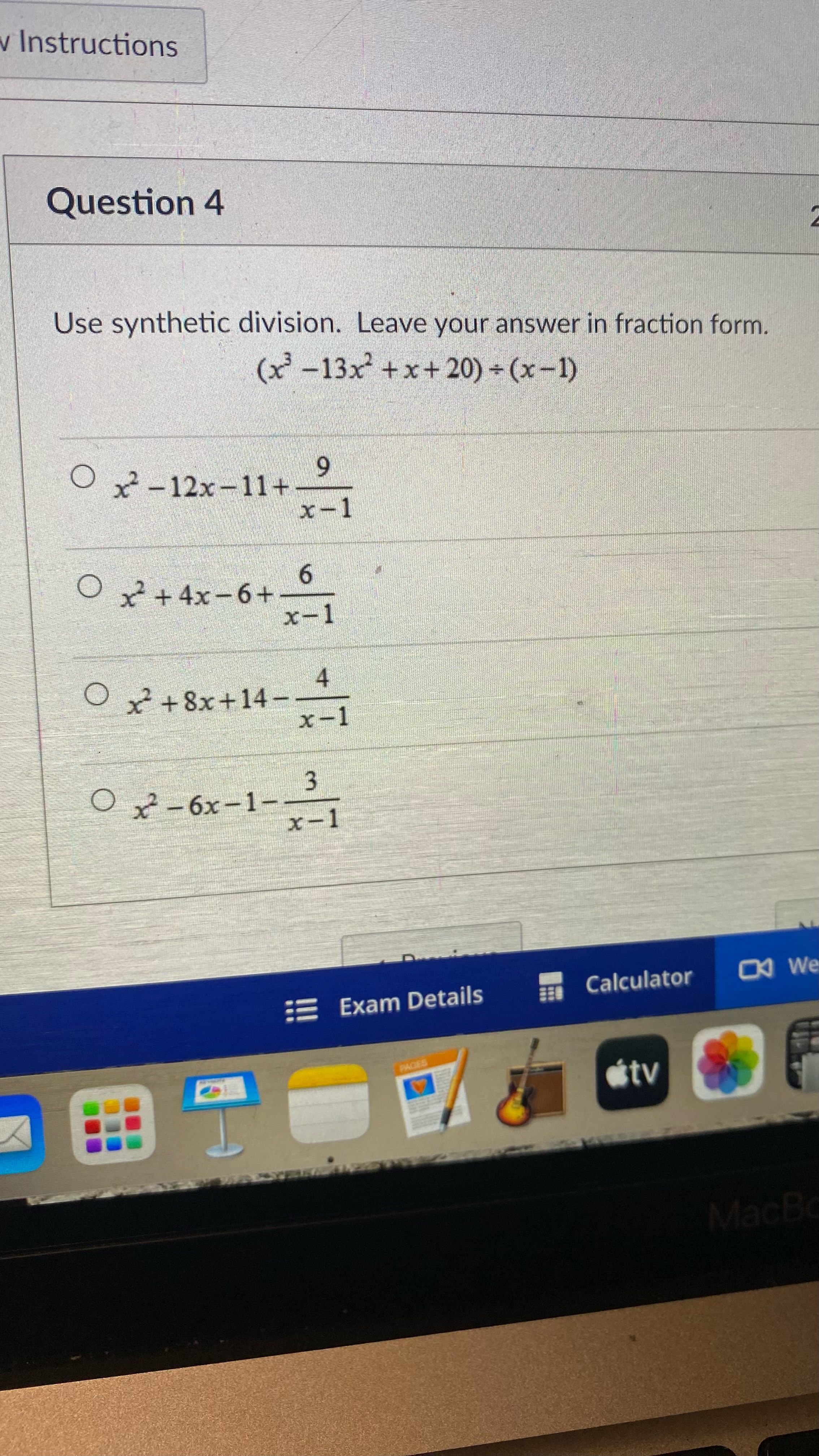 - 2-. 2 x +5 0 4x4 - 2x3 +4x -1 -