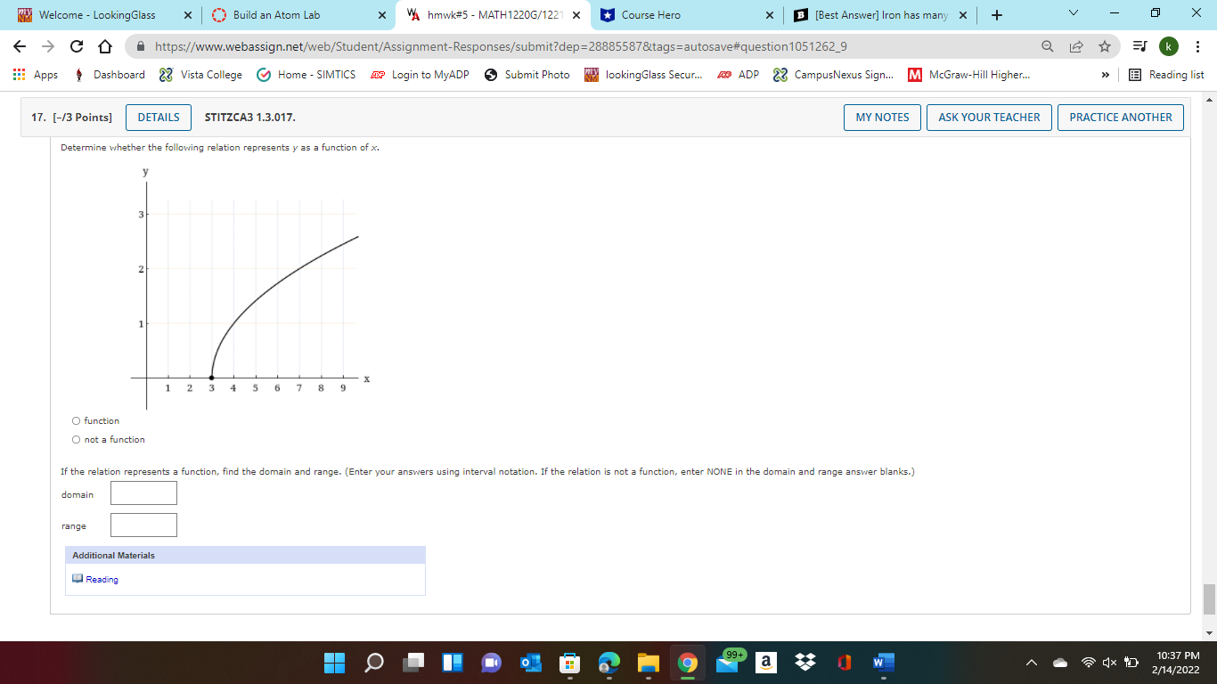 Dashboard 2? Vista College Home - SIMTICS 27 Login to MyADP 3