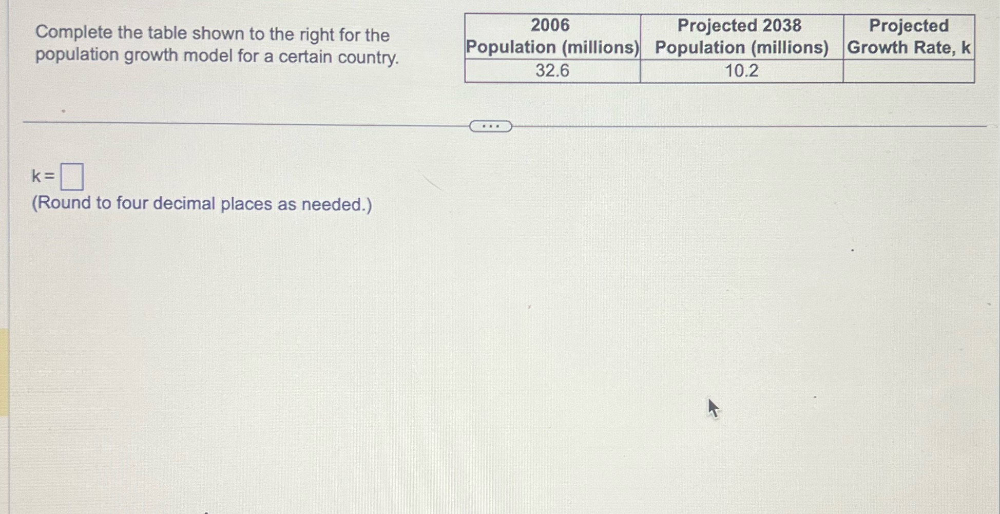 Pls helpMay I please get the answer already rounded Complete the table