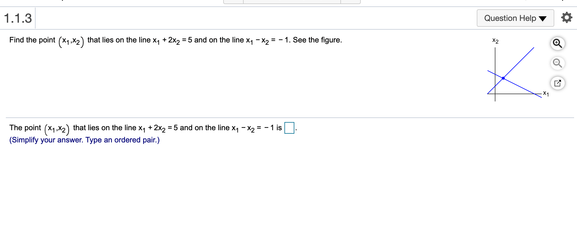 3x1 - 17x2 = 61 have a common point of intersection? Explain.