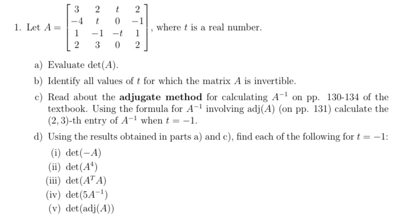 Full solution with steps please N -4 - 1. Let A =