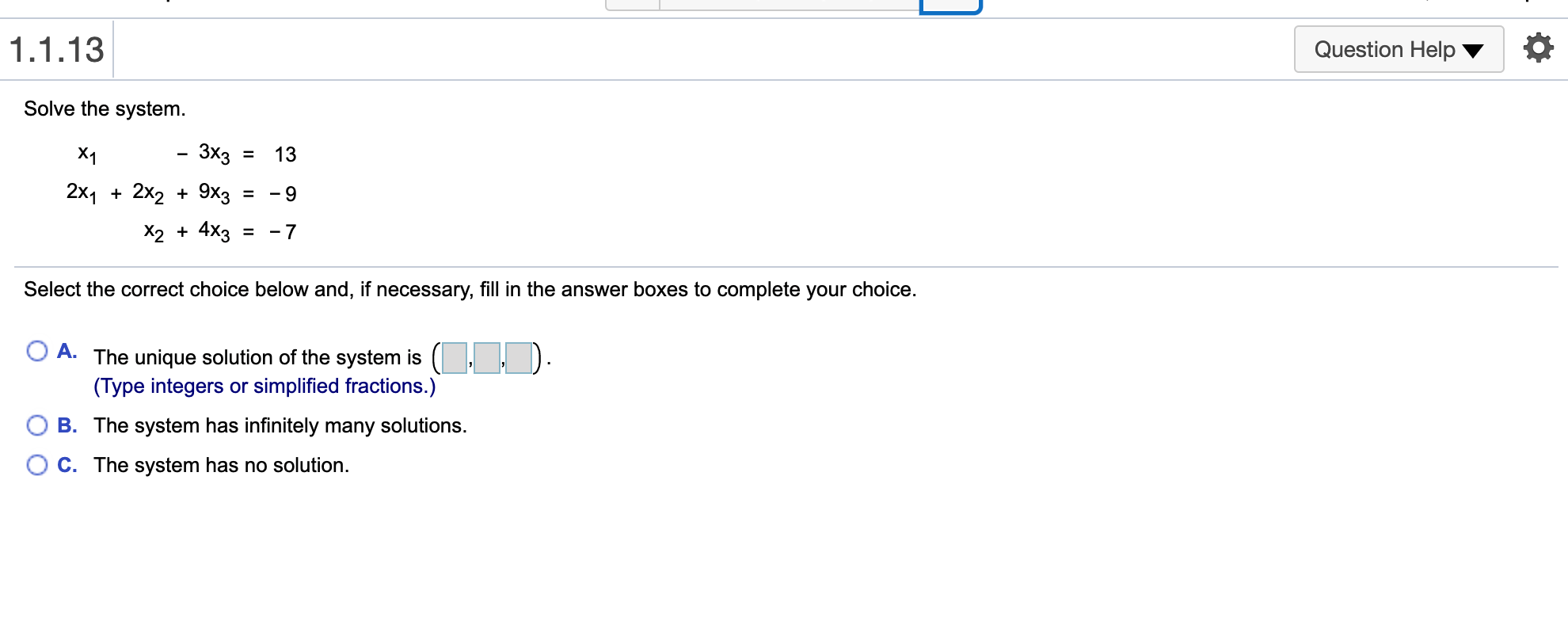 8x2 = 9 have at least one common point of intersection? Explain.