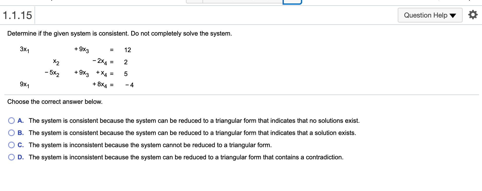 Choose the correct answer below. 0 A. The three planes have at