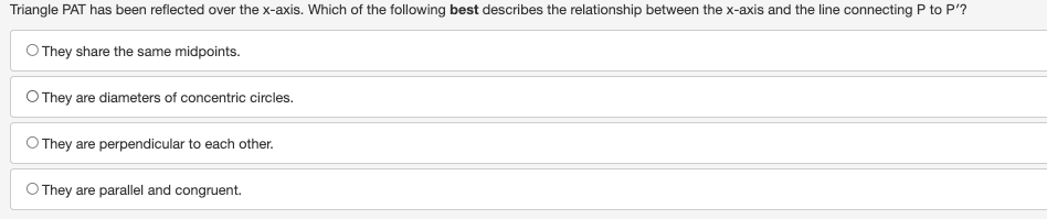 triangles AOD and COB are congruent. 5. By angle ABD is equal