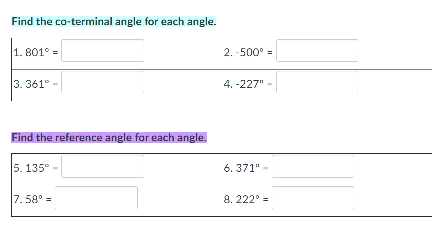 For the following triangle solve for x and y. Answers should be