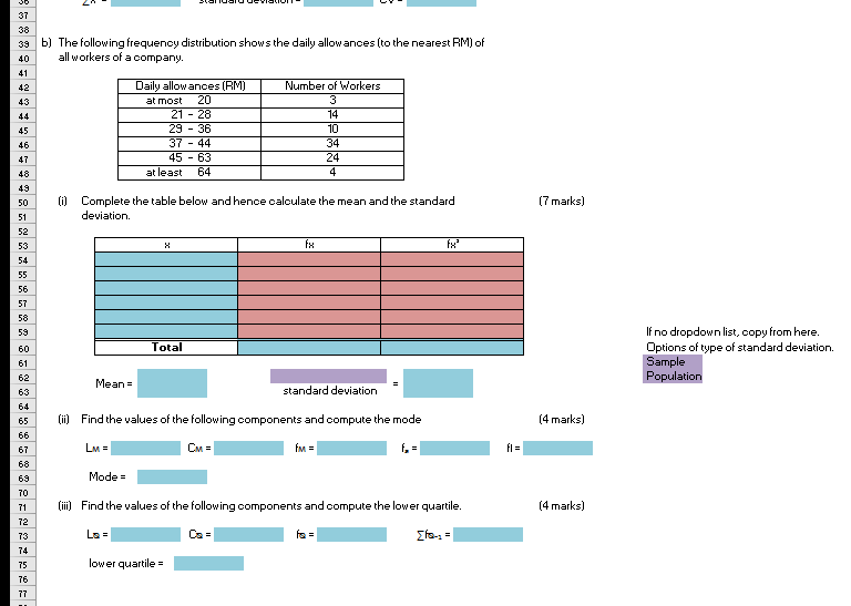 Quantitative studies data, at least and at most dont know how to