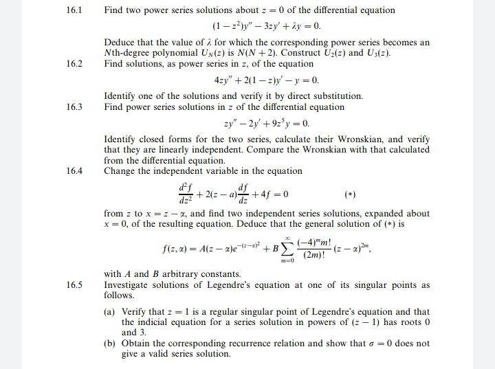 = 3 series and relate it to the positions of the singularities
