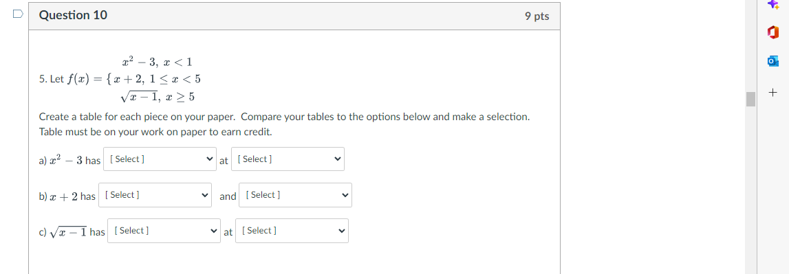 is the cost in dollars. b) Is the function onetoone for the