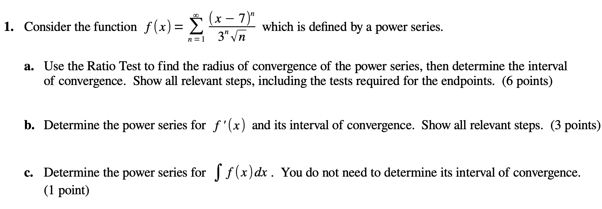  1. Consider the function f(x Z z which is defined by