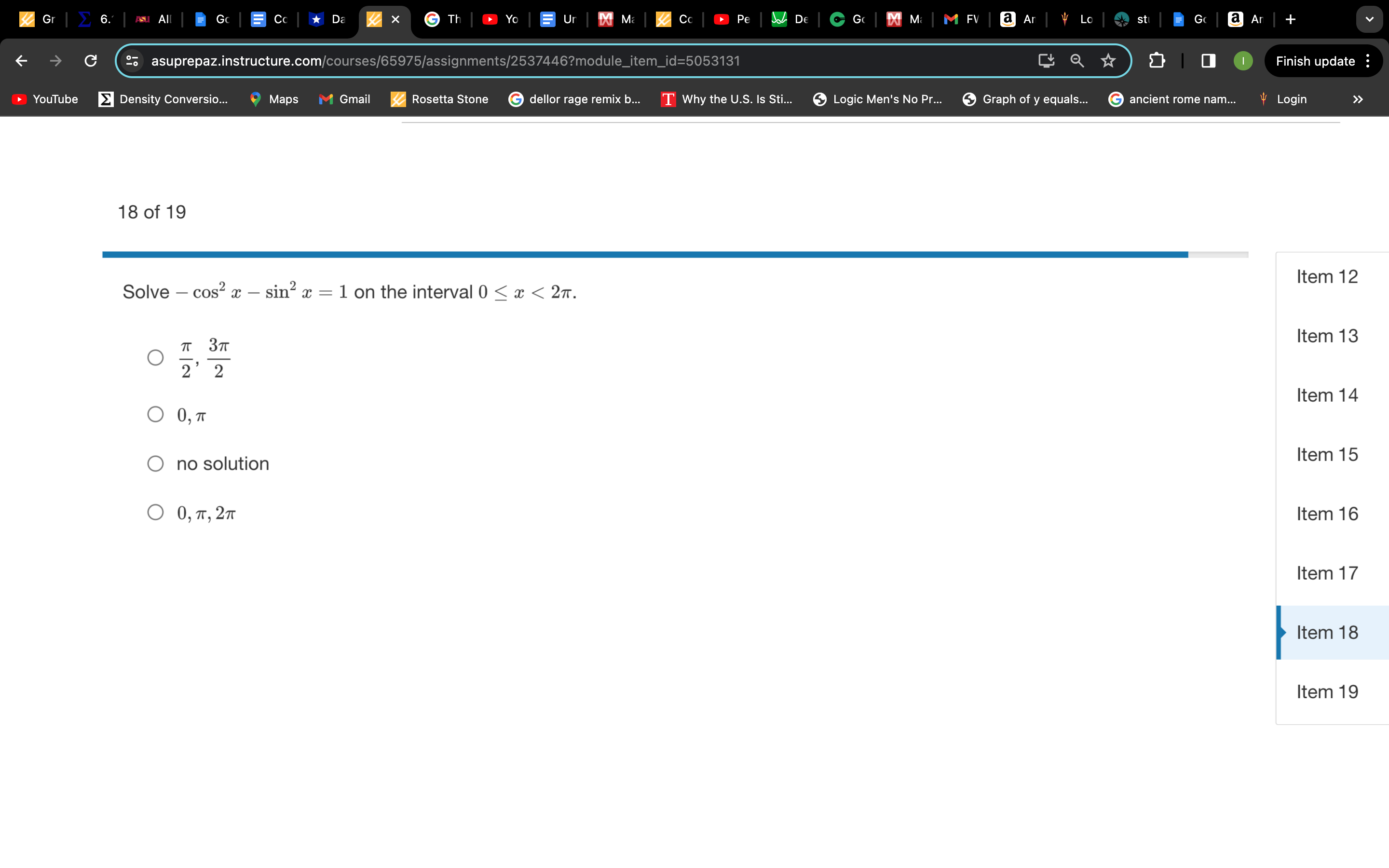 les Graded What is an equation for the cosine graph shown below?