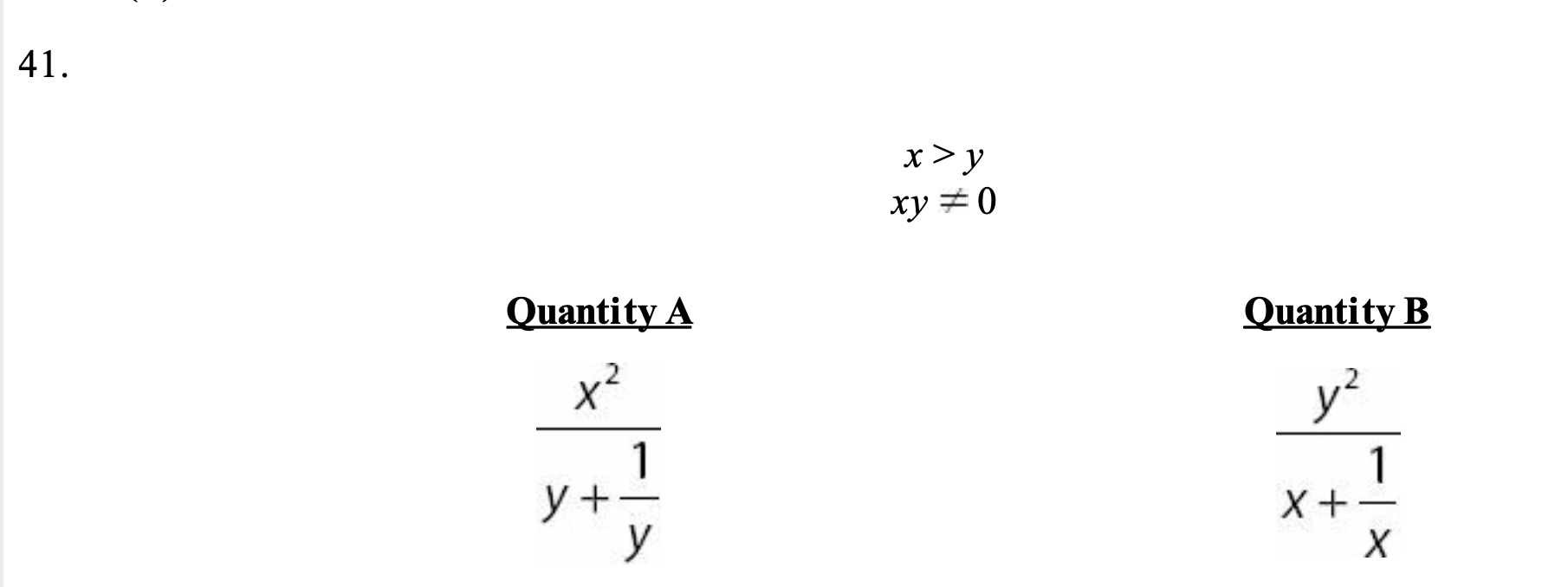 of 2xy? 43. If x - y = 1/2 and x2 -