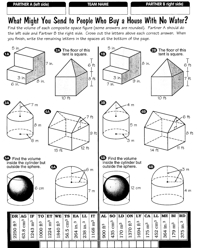  PARTNER A (left side) TEAM NAME PARTNER B right side) What
