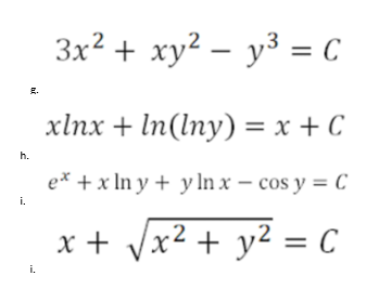 xy)2 + yz + (1 - xy) 2 dy = 0 xy