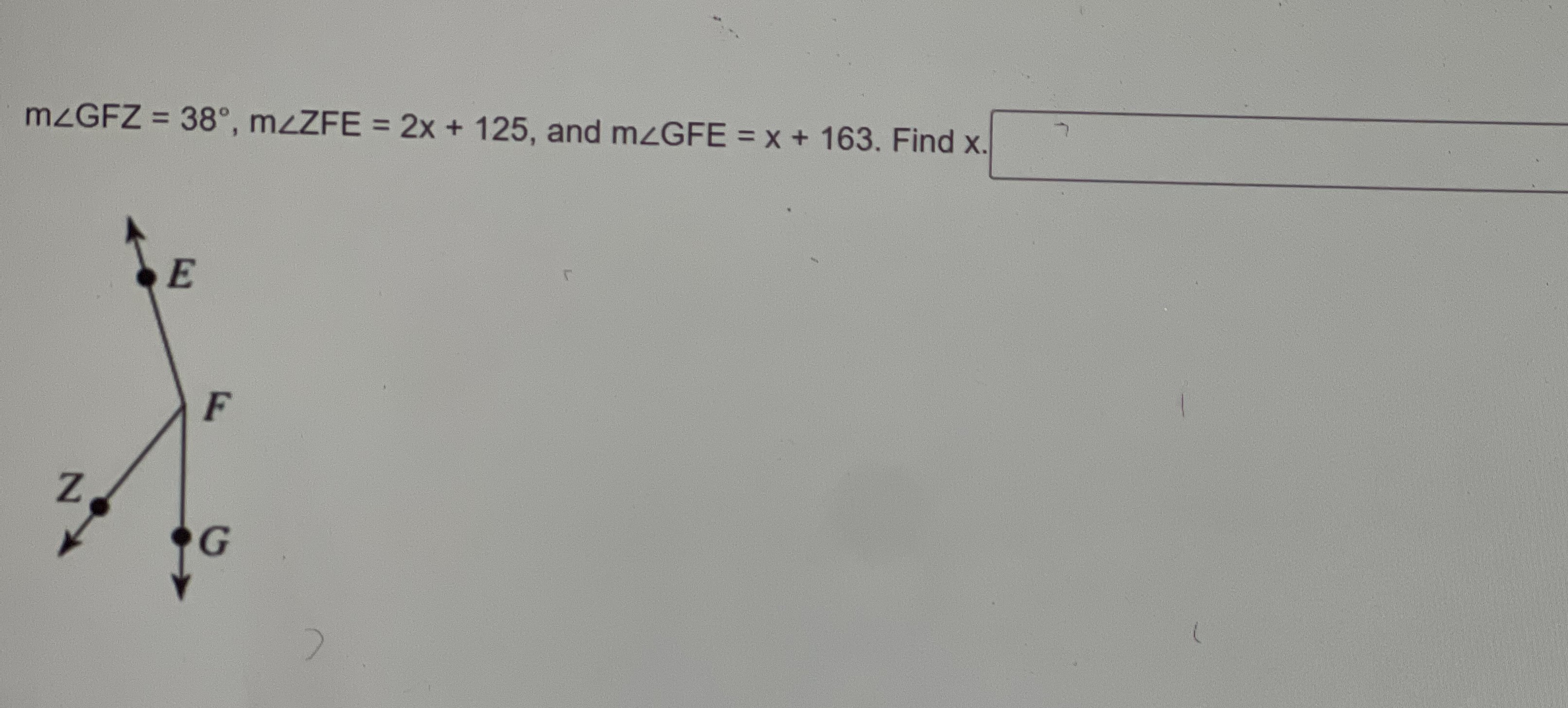 12x - 1 and m42 = 11x + 2. Find m_VTU. T