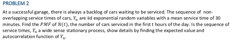 Please help with the following question: Thanks! PROBLEM 2 At a successful