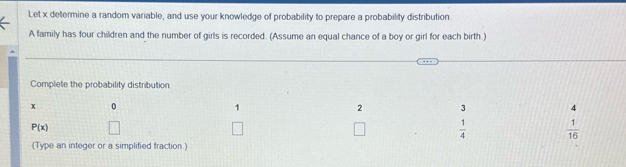 Answer pls. Let x determine a random variable, and use your knowledge