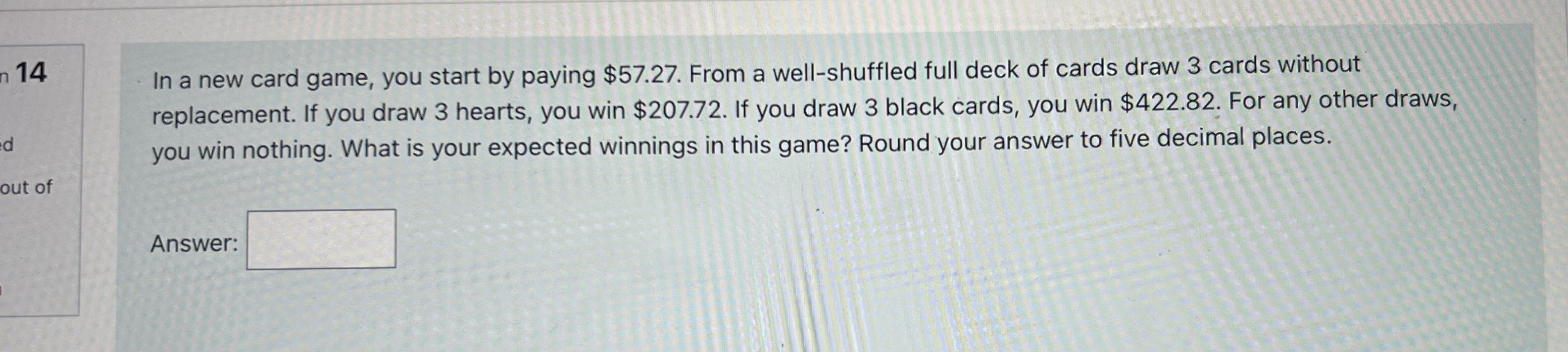 out of A i = 0, 1,2 F = 1 i=3 n