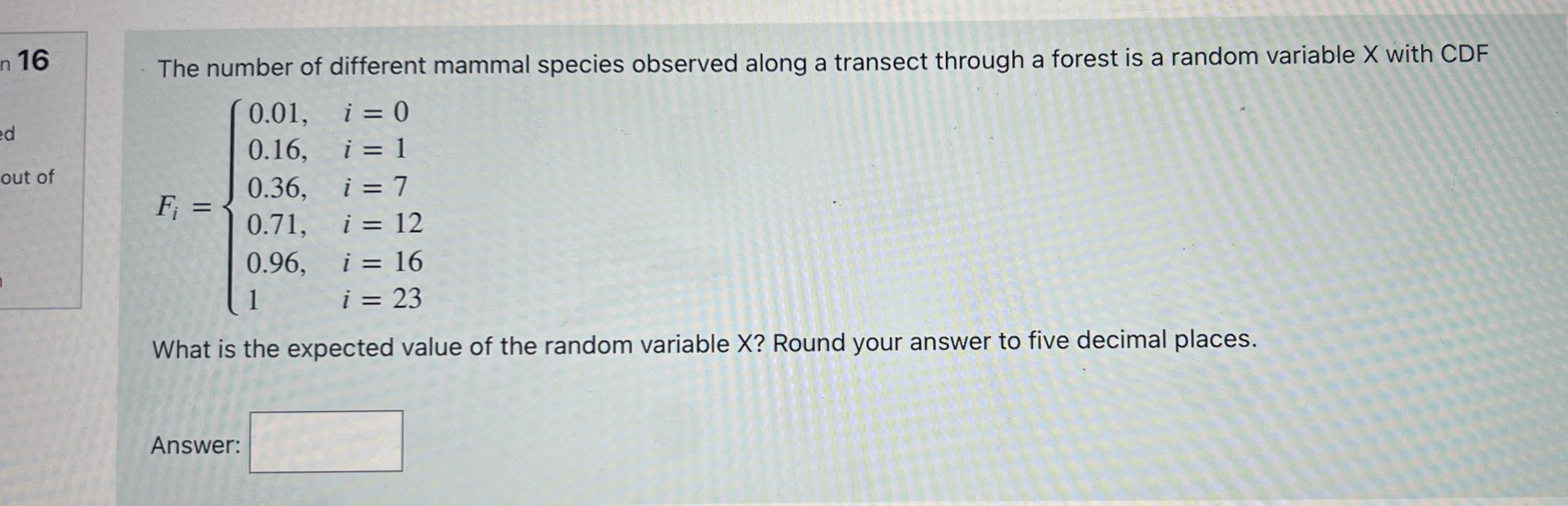 to two decimal places. Answer:n 14 In a new card game, you