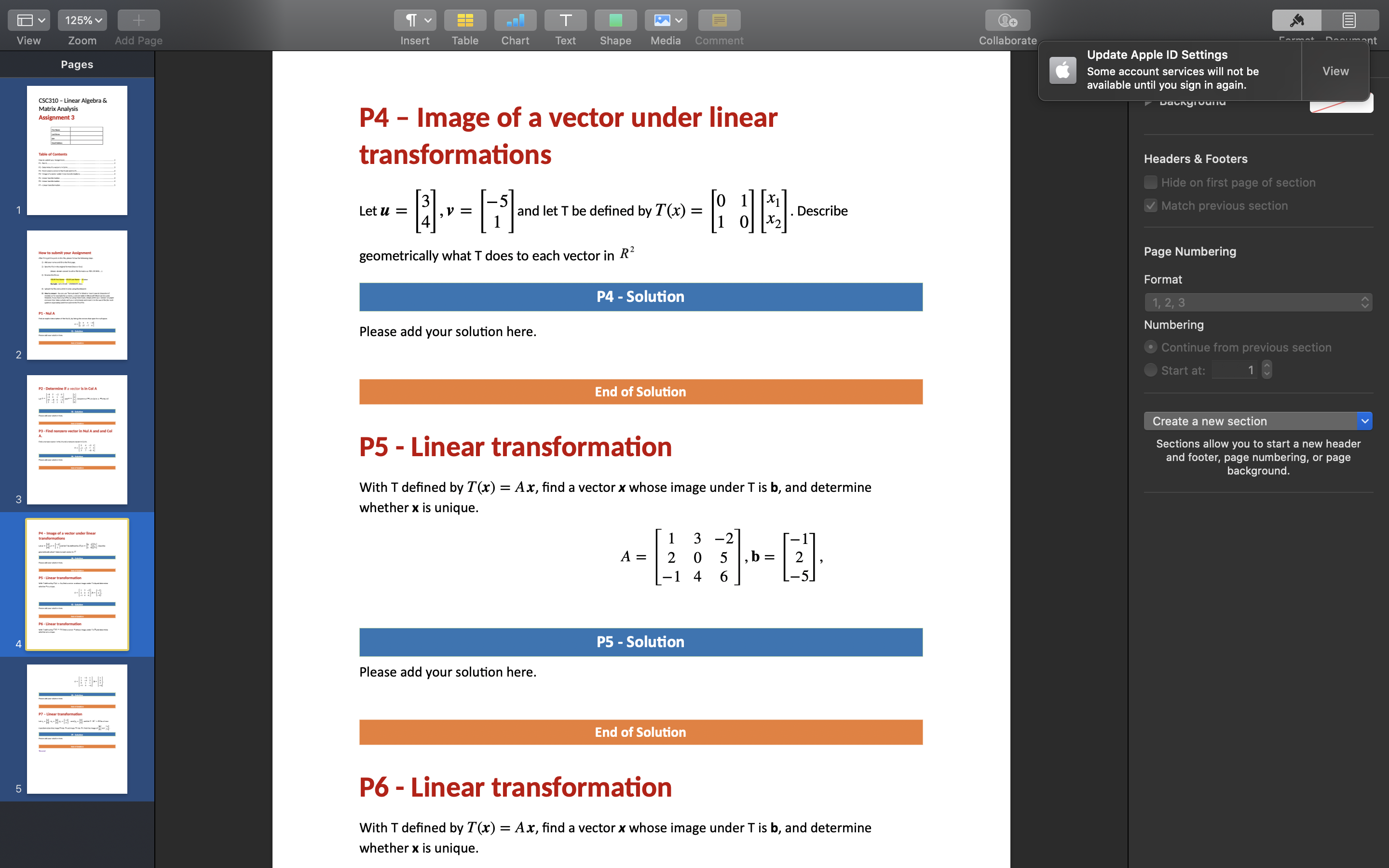 Some account services will not be View available until you sign in