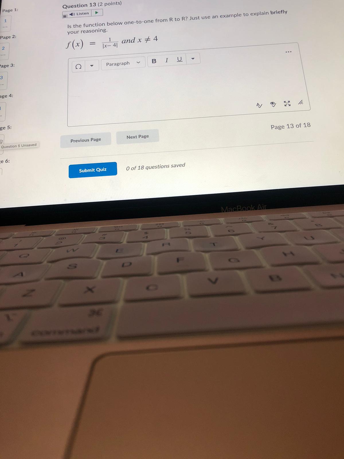i need solution Page 1: Question 13 (2 points) Listen Is the