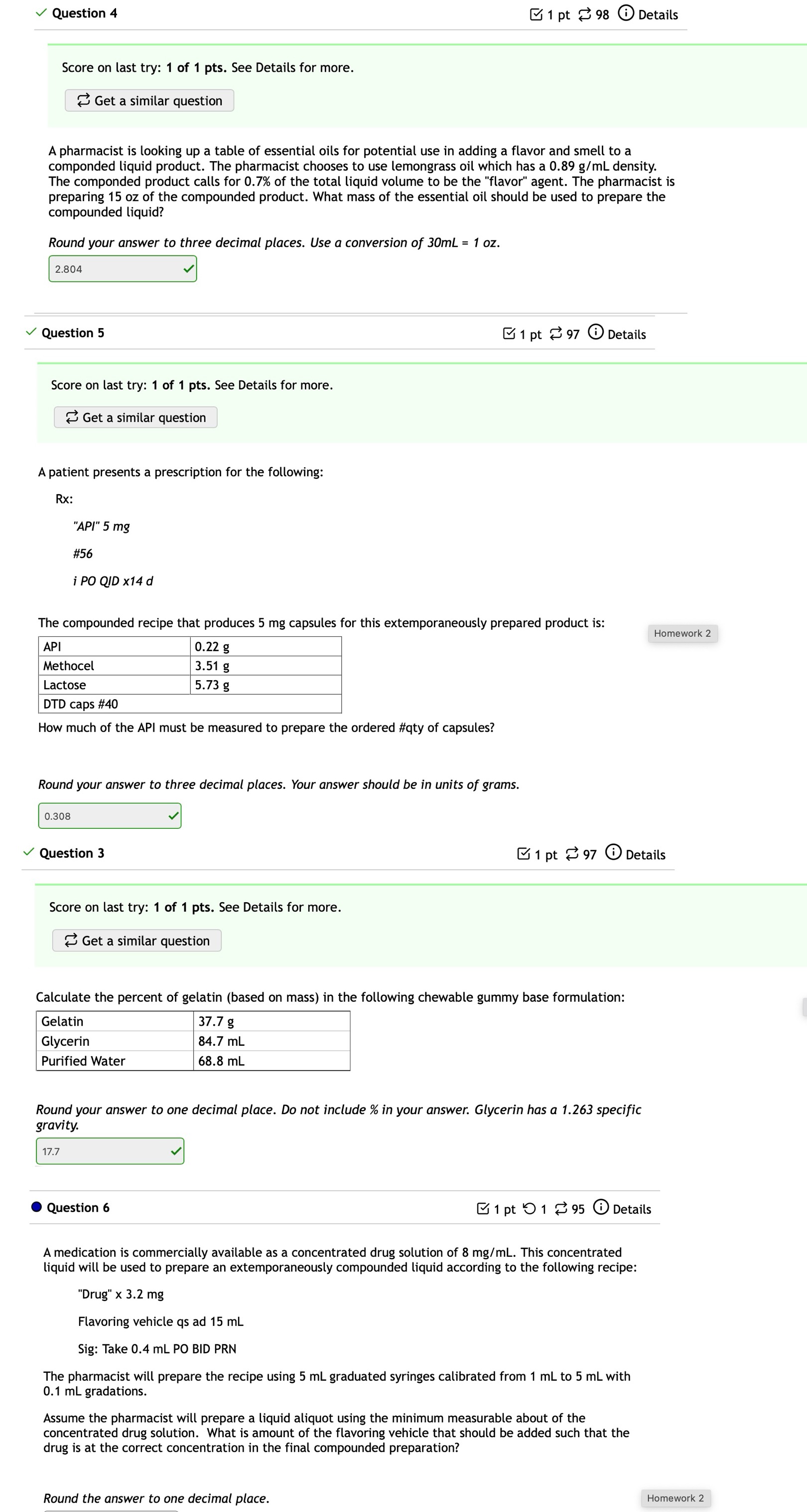 Please answer me the attached math problems with calculations. Thanks much. ~