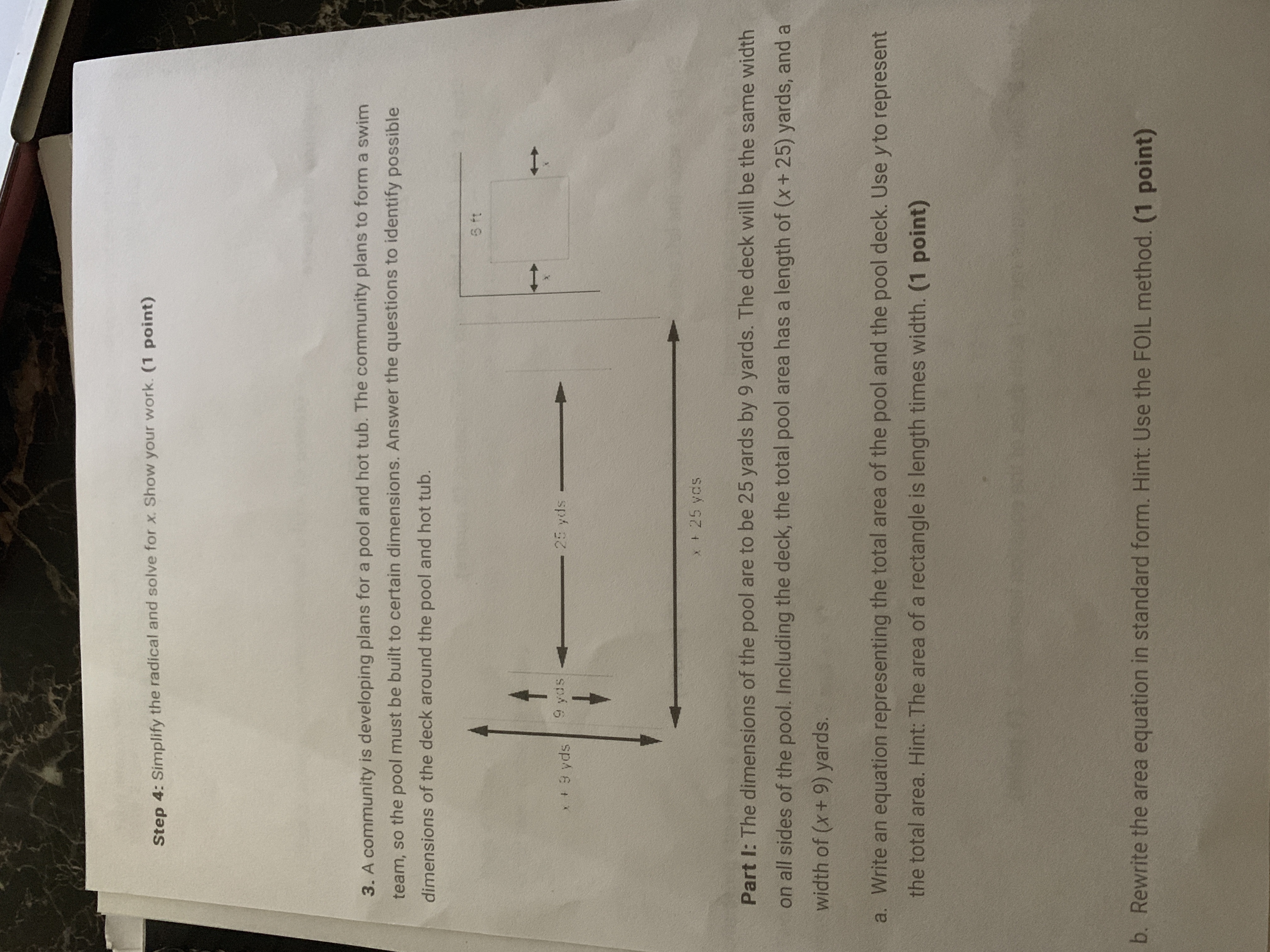 space provided . Be sure to show all work . 7 .