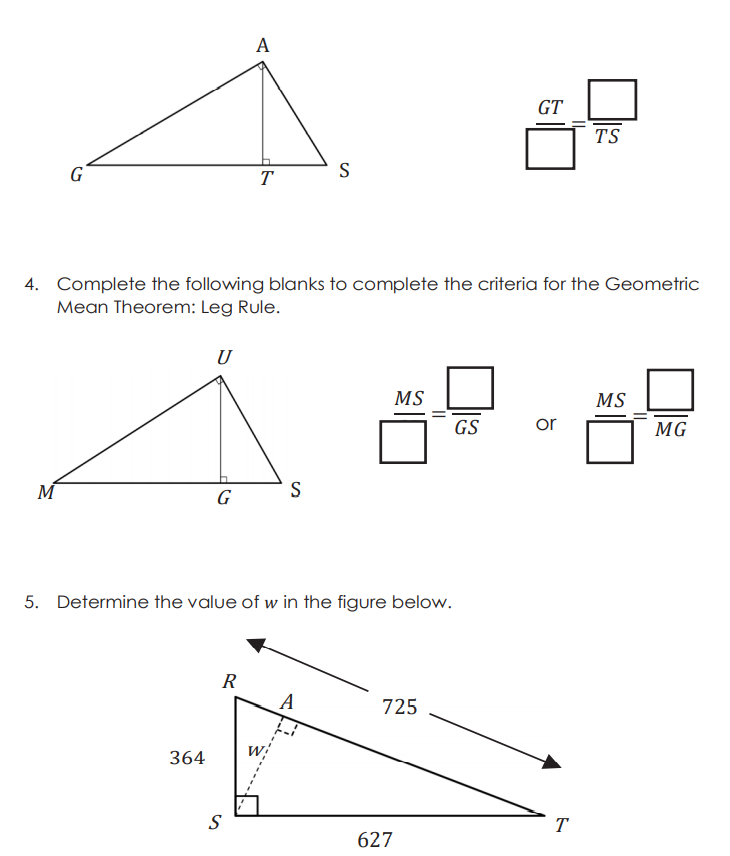 What is the length of each leg? Part C: What is the