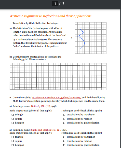 Hello can you answer #2 a) please Written Assignment 6: Reflections and