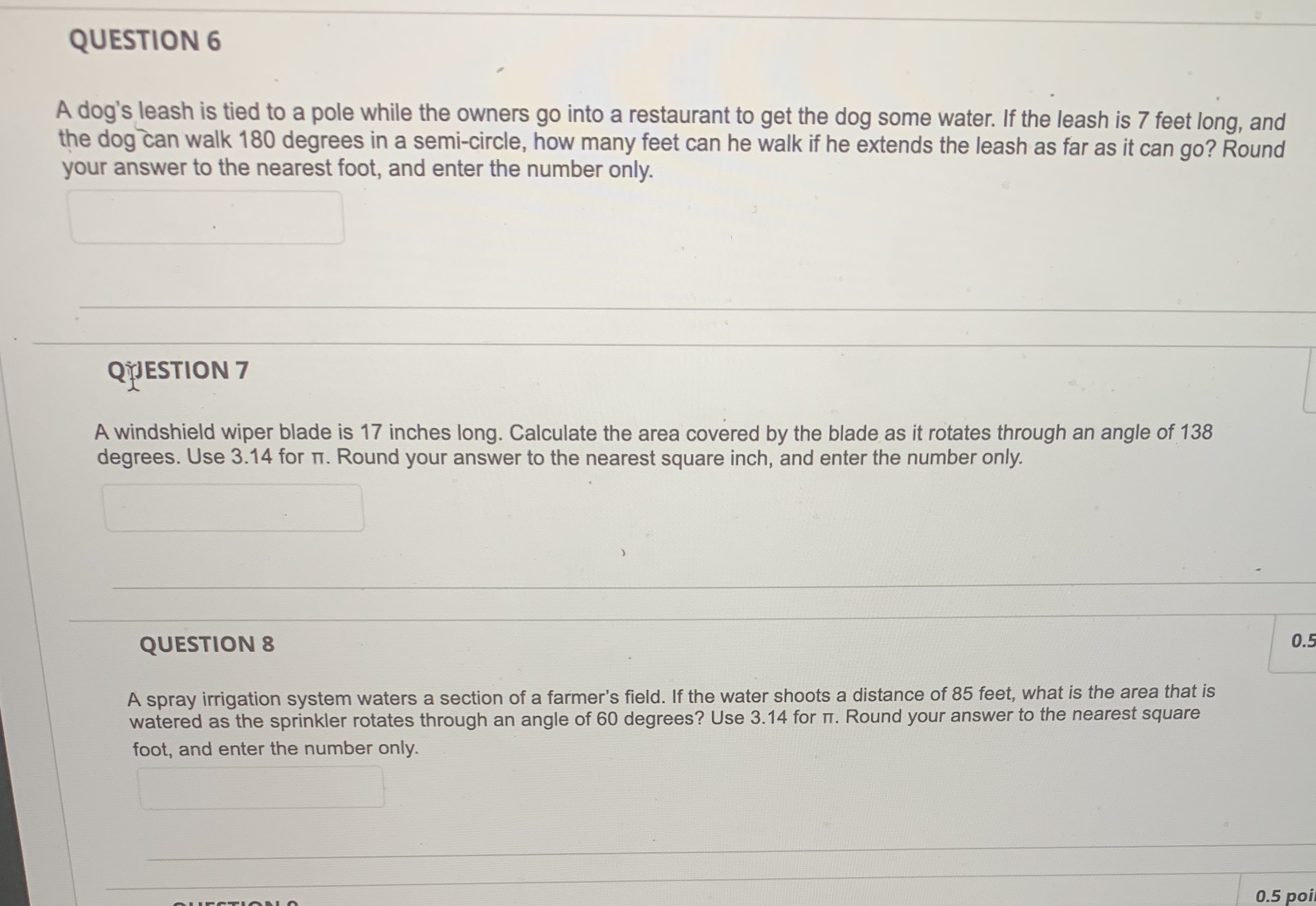 210; find the total distance she has walked around the track to