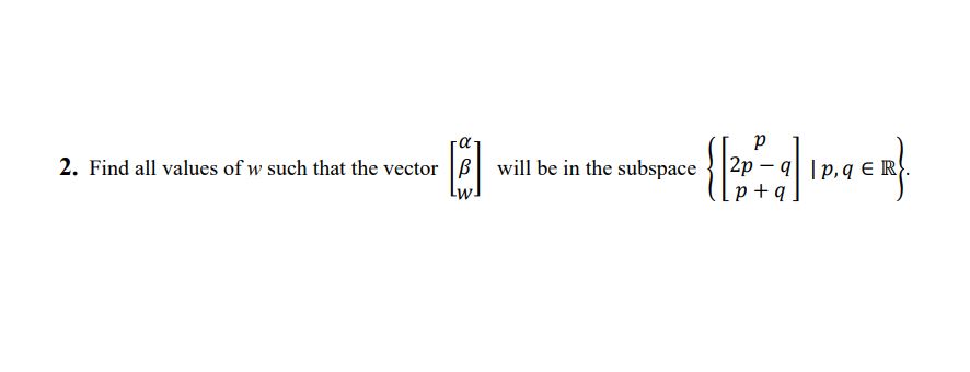 each problem, replace the alpha (5:) and beta (,3) with the specic