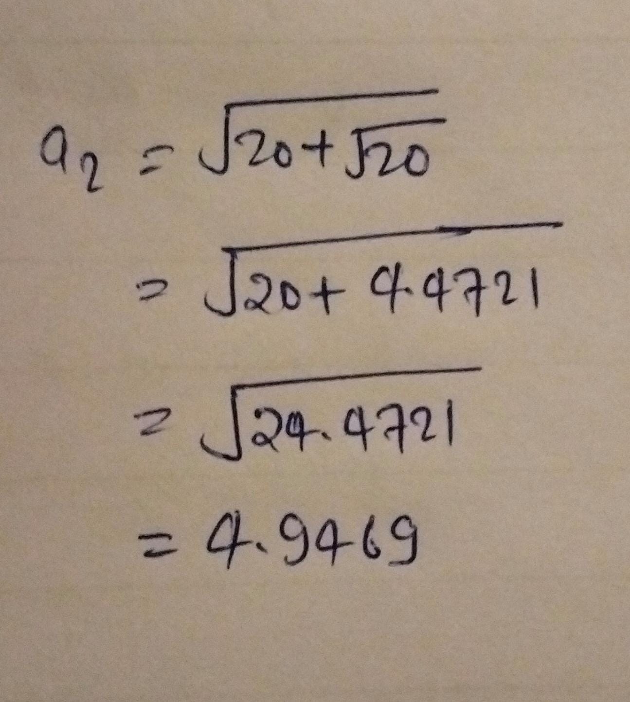 V 20 + \\ 20 (a) Compute the first five terms of