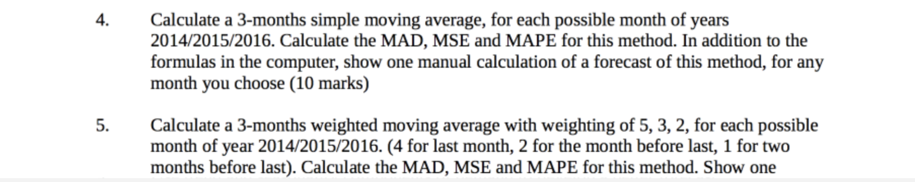 Hello, I do not seem to understand questions 4 & 5 could