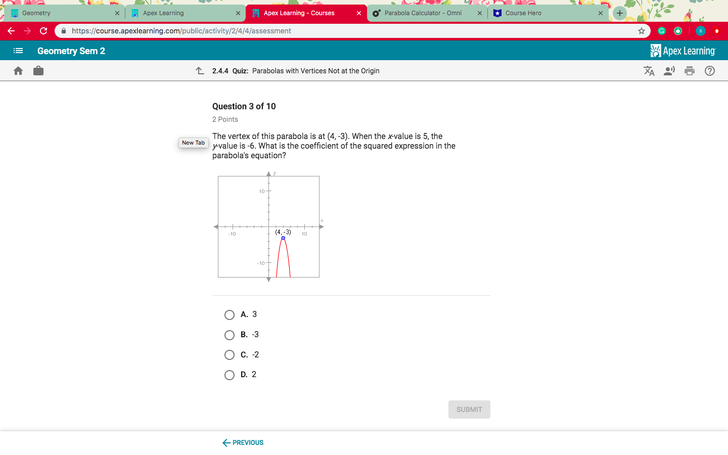 How do you solve this problem? Geometry X Apex Learning X Apex