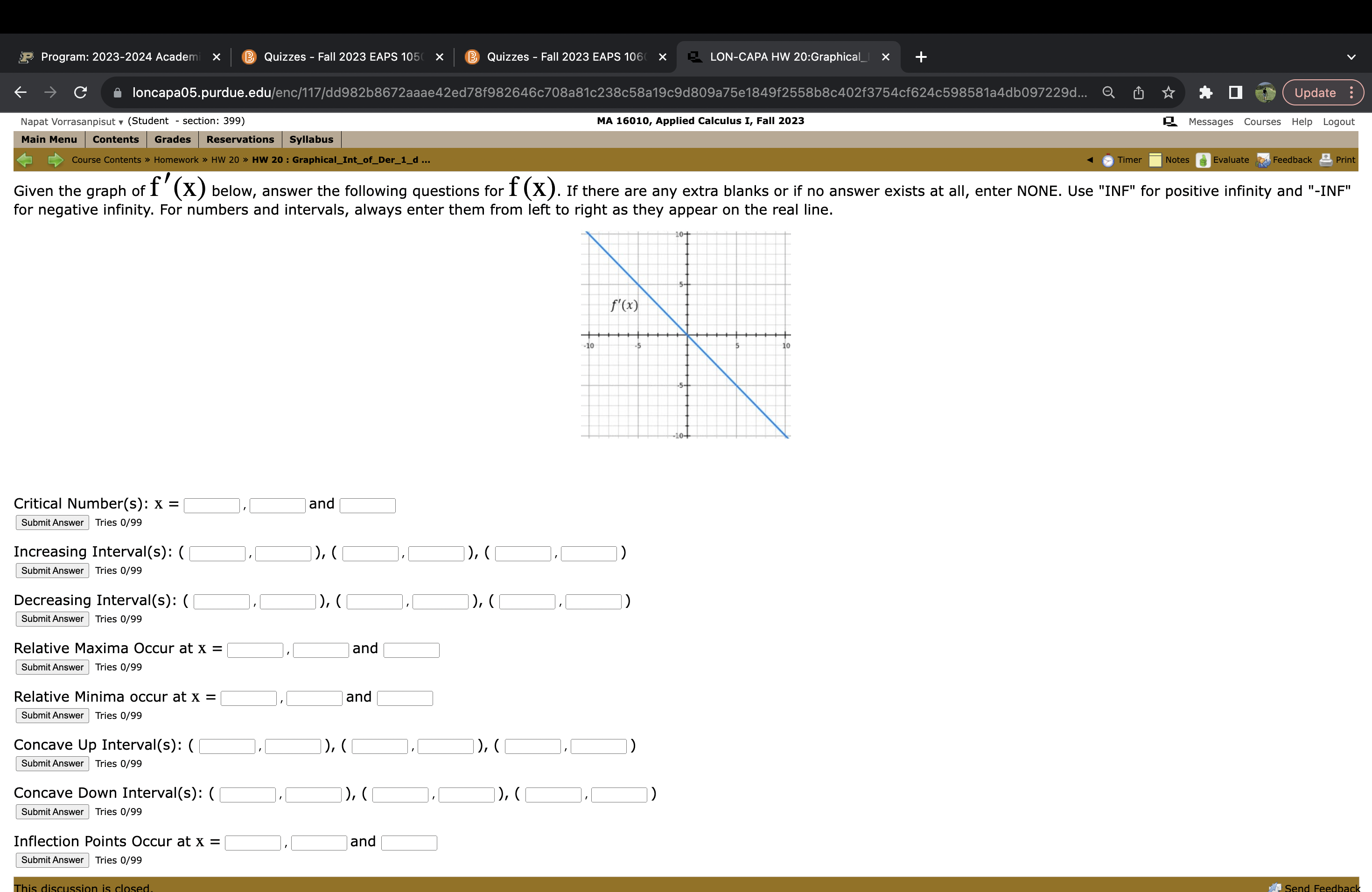 P Program: 2023-2024 Academi X B Quizzes - Fall 2023 EAPS