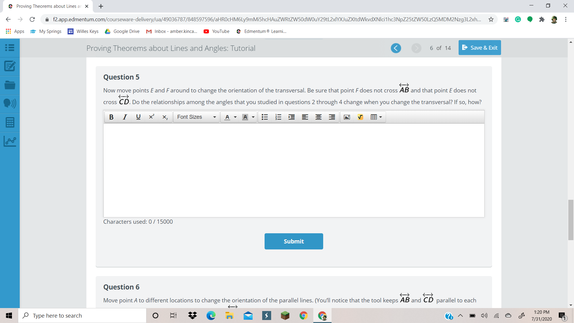 f2.app.edmentum.com/courseware-delivery/ua/49036787/848597596/aHROCHM6Ly9mMi5hcHAuZWRtZW50dWOuY29tL2xIYXJuZXItdWkvdXN|ci1hc3NpZ25tZW50LzQ5MDM2Nzg3L2xh... G Apps . My Springs Willes Keys Google Drive M Inbox