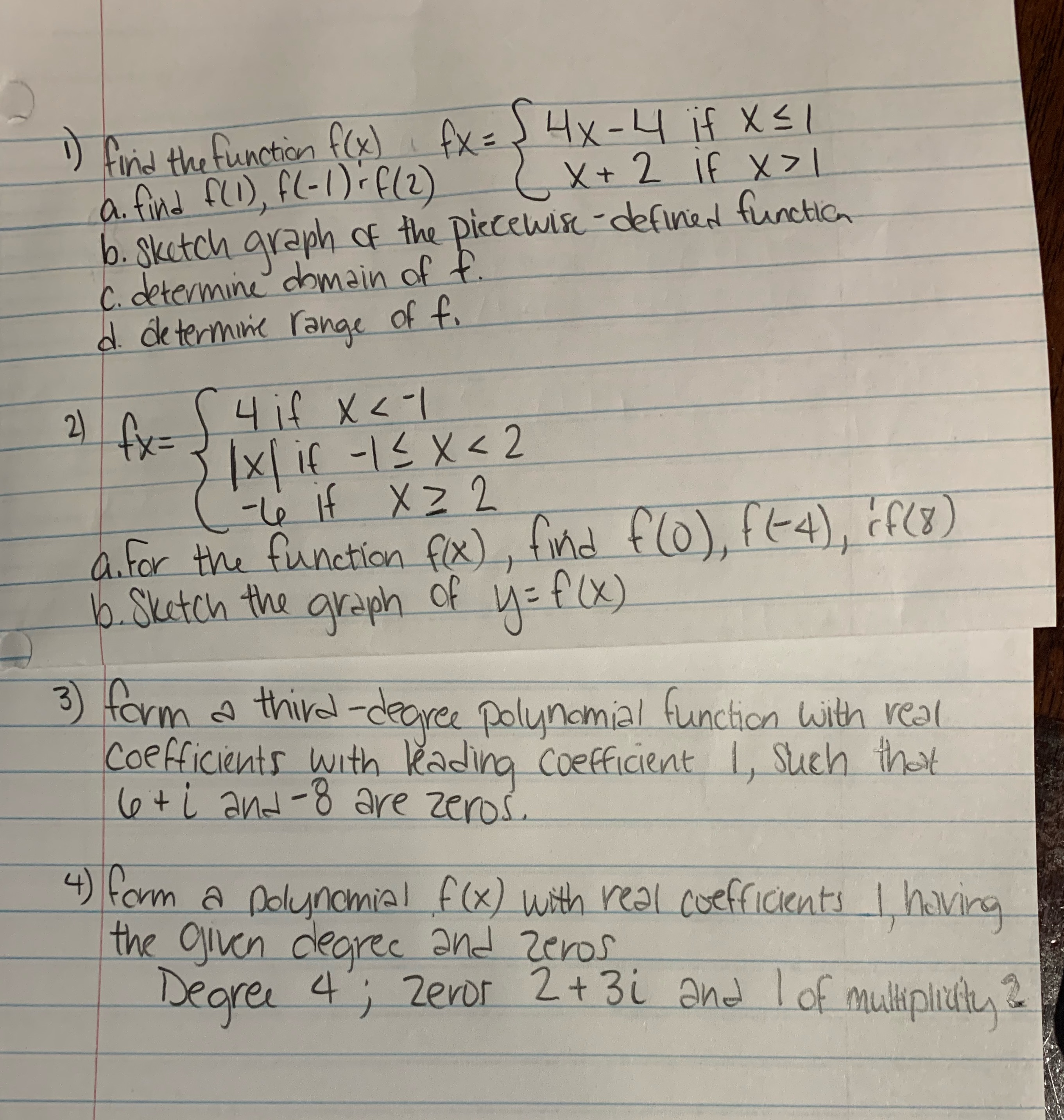  " ) find the function f (x ) fx = $