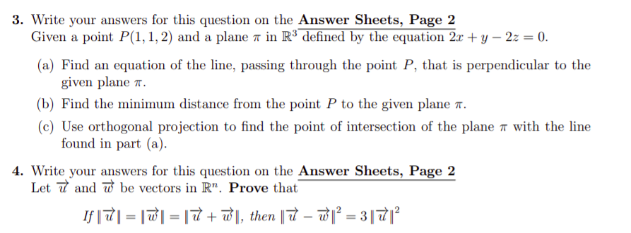 Please answer quick if possible: 3. Write your answers for this question