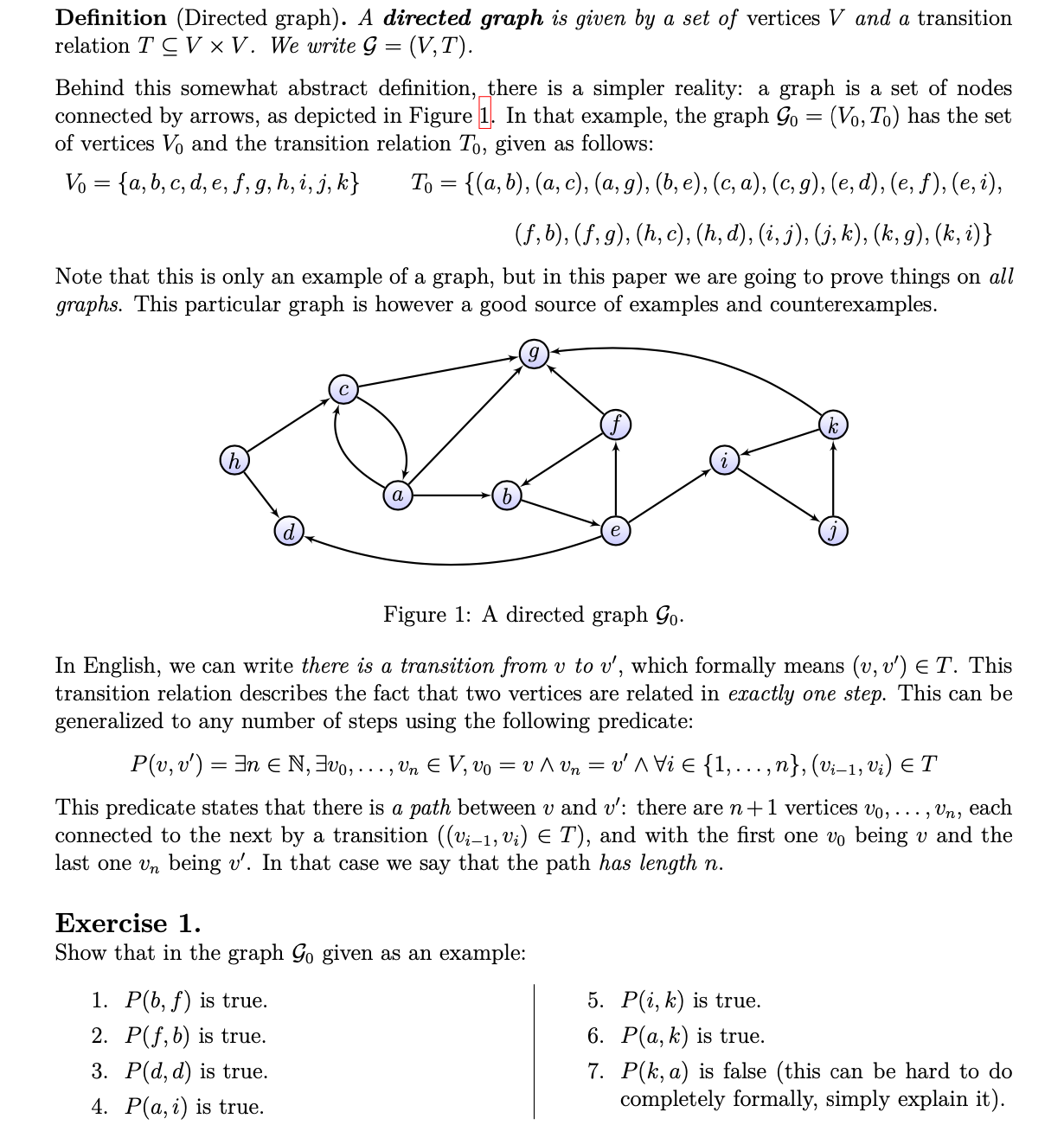 Intro To discrete Math Denition (Directed graph). A directed graph 'is given