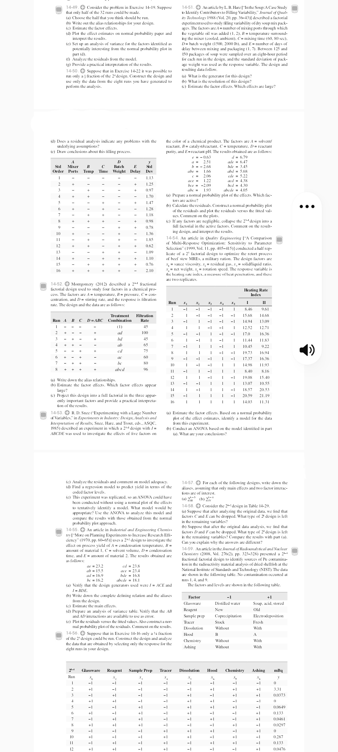 cross-country skier (10 or 20 min), and delay between Exercise 14-14. the