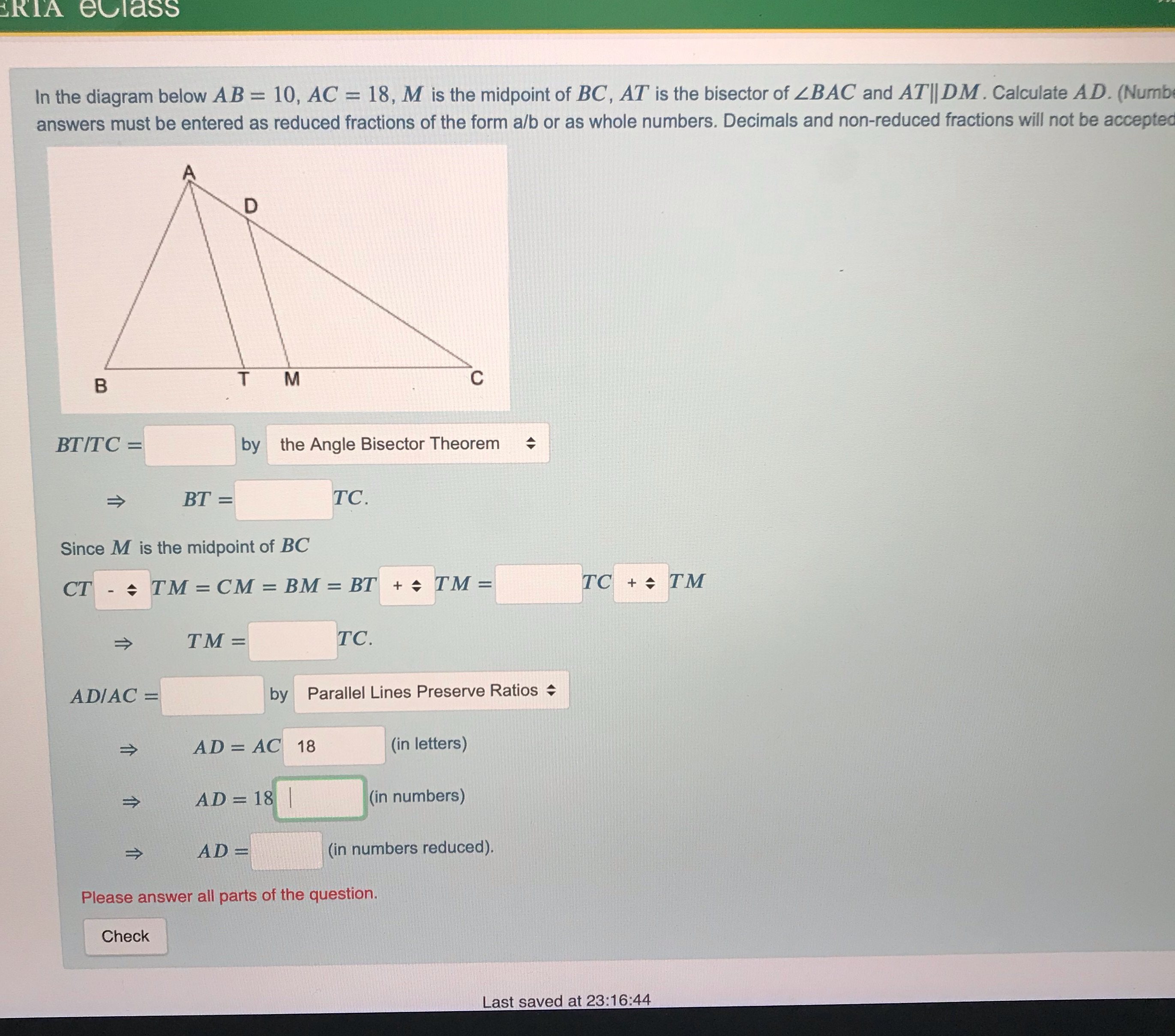 I need help with this proof RIA eclass In the diagram below