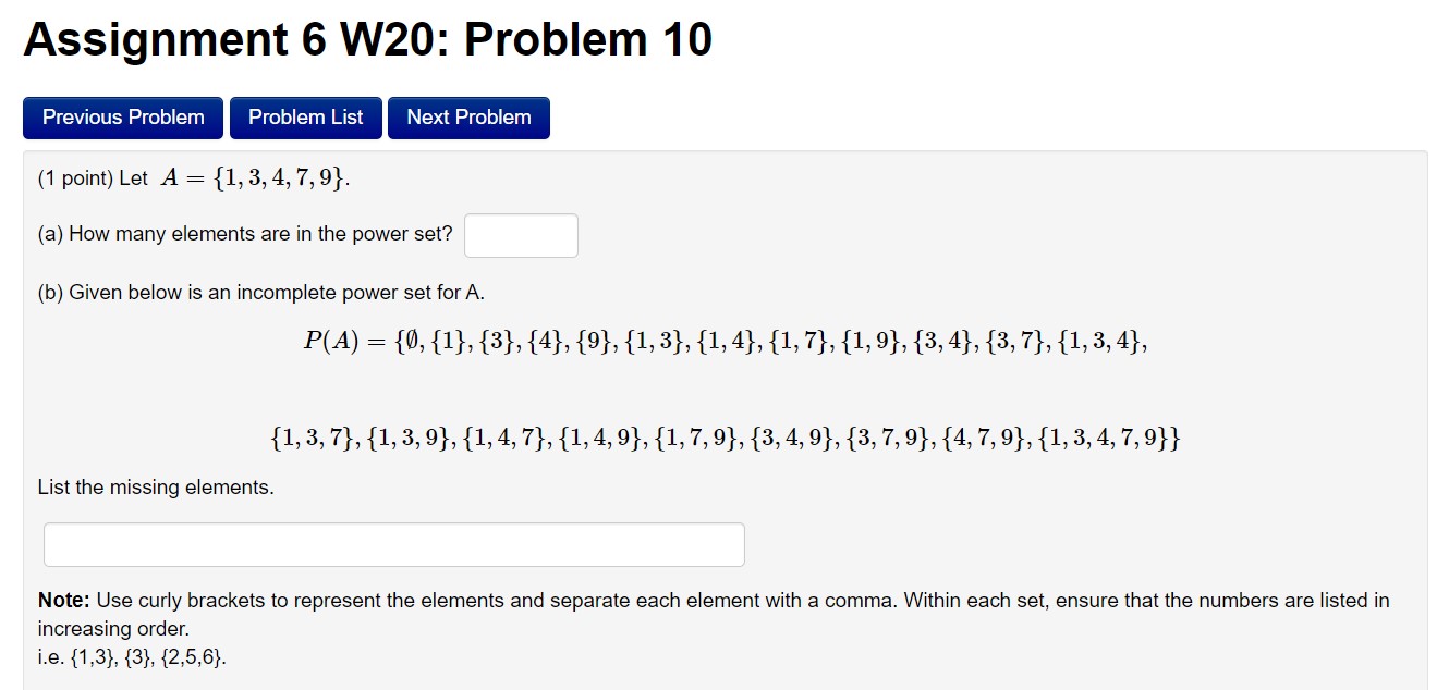 d}. Mark each of the following true T or false F .