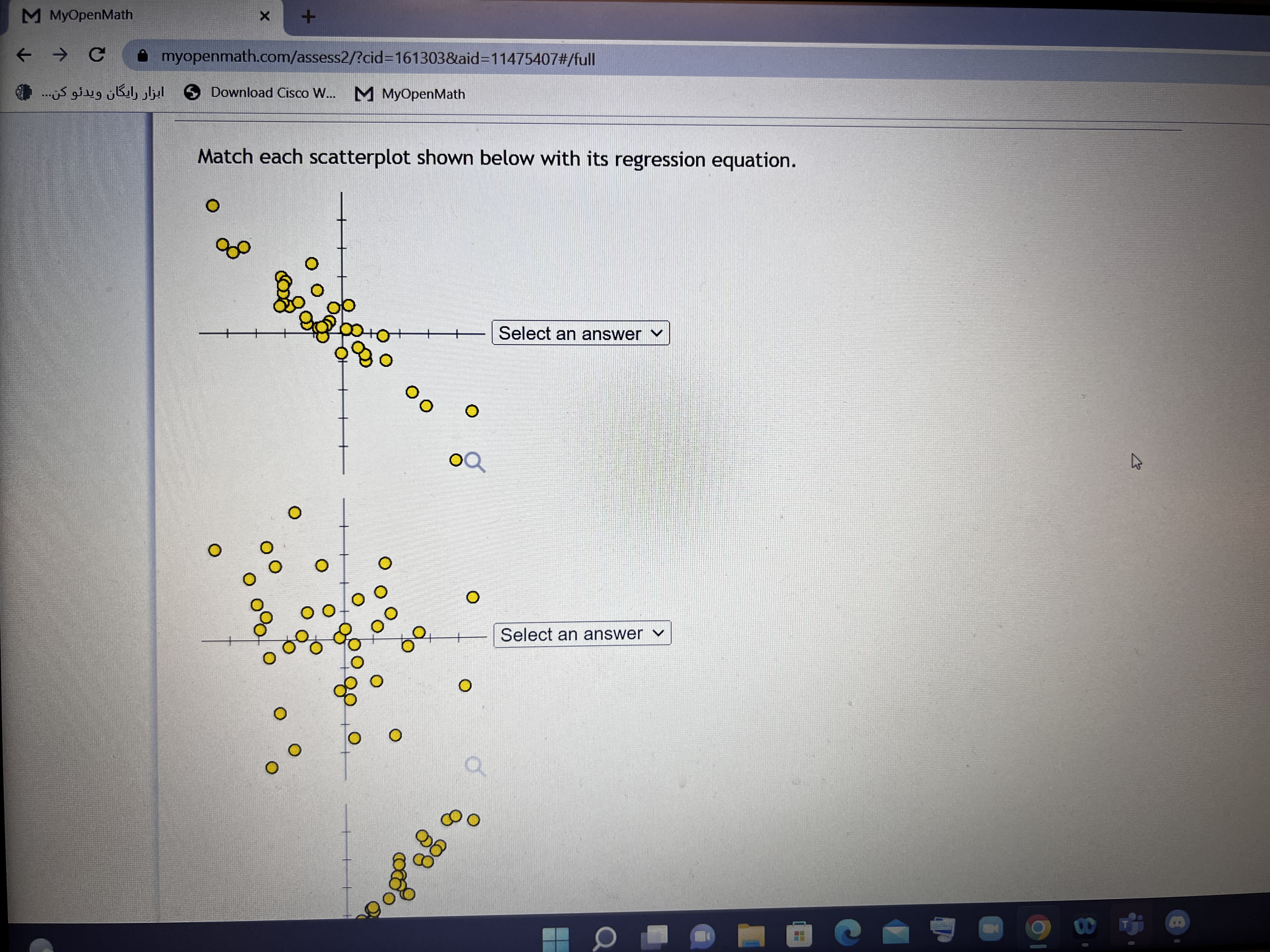 0 Details For each scatterplot, what would you expect the slope of