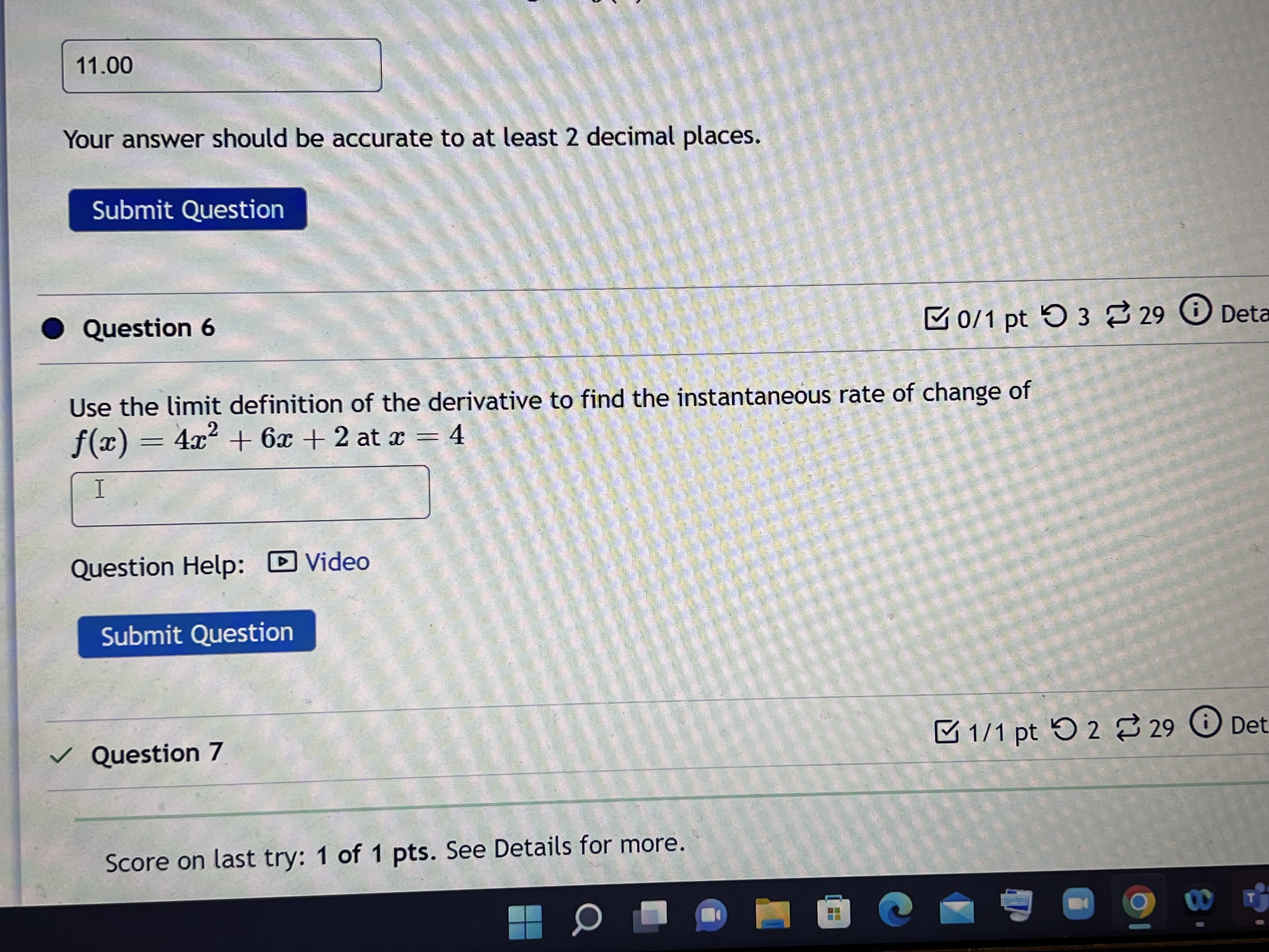 lel 6 Download Cisco W... M MyOpenMath 7'77,\" UThe value 33is below