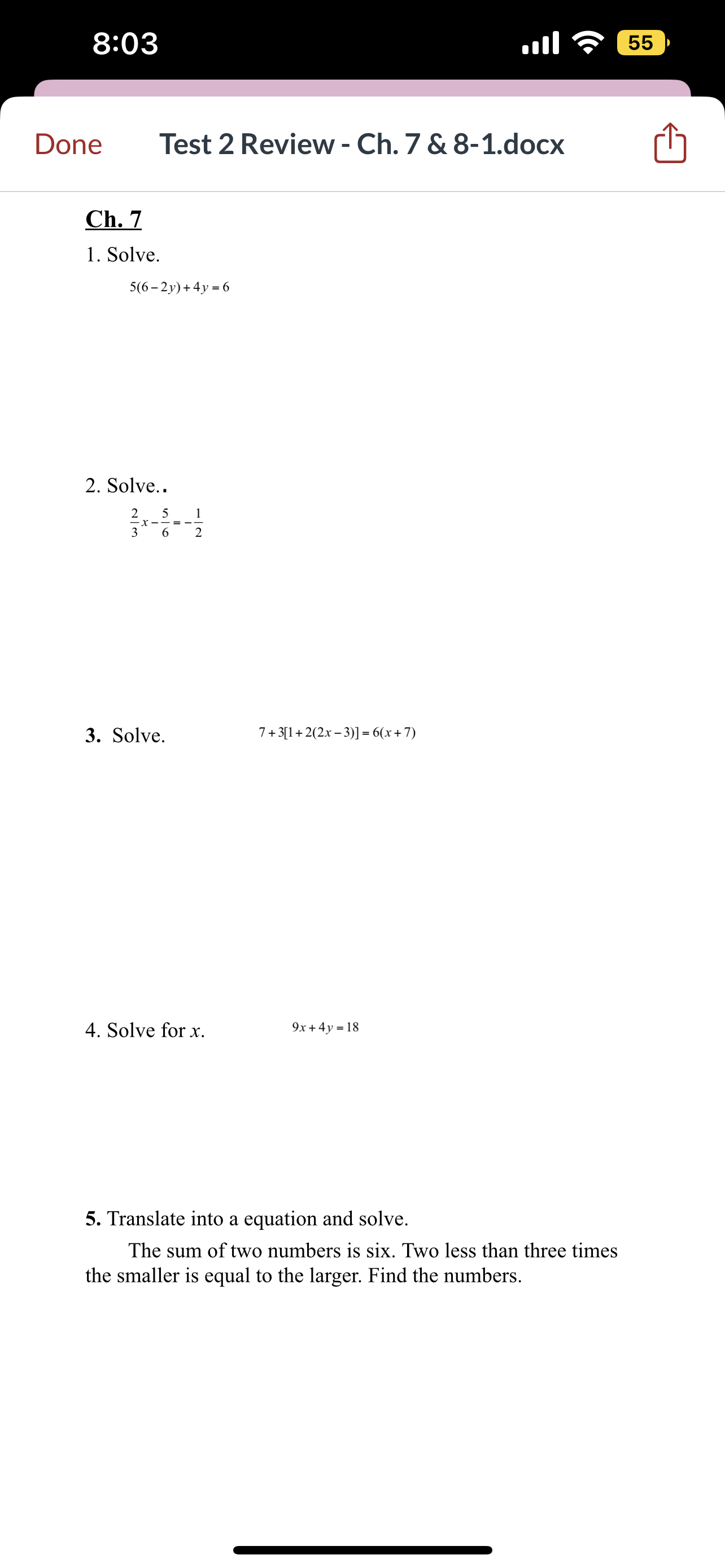the point P(2,3) and parallel to the graph of 4x+ y=-1 .