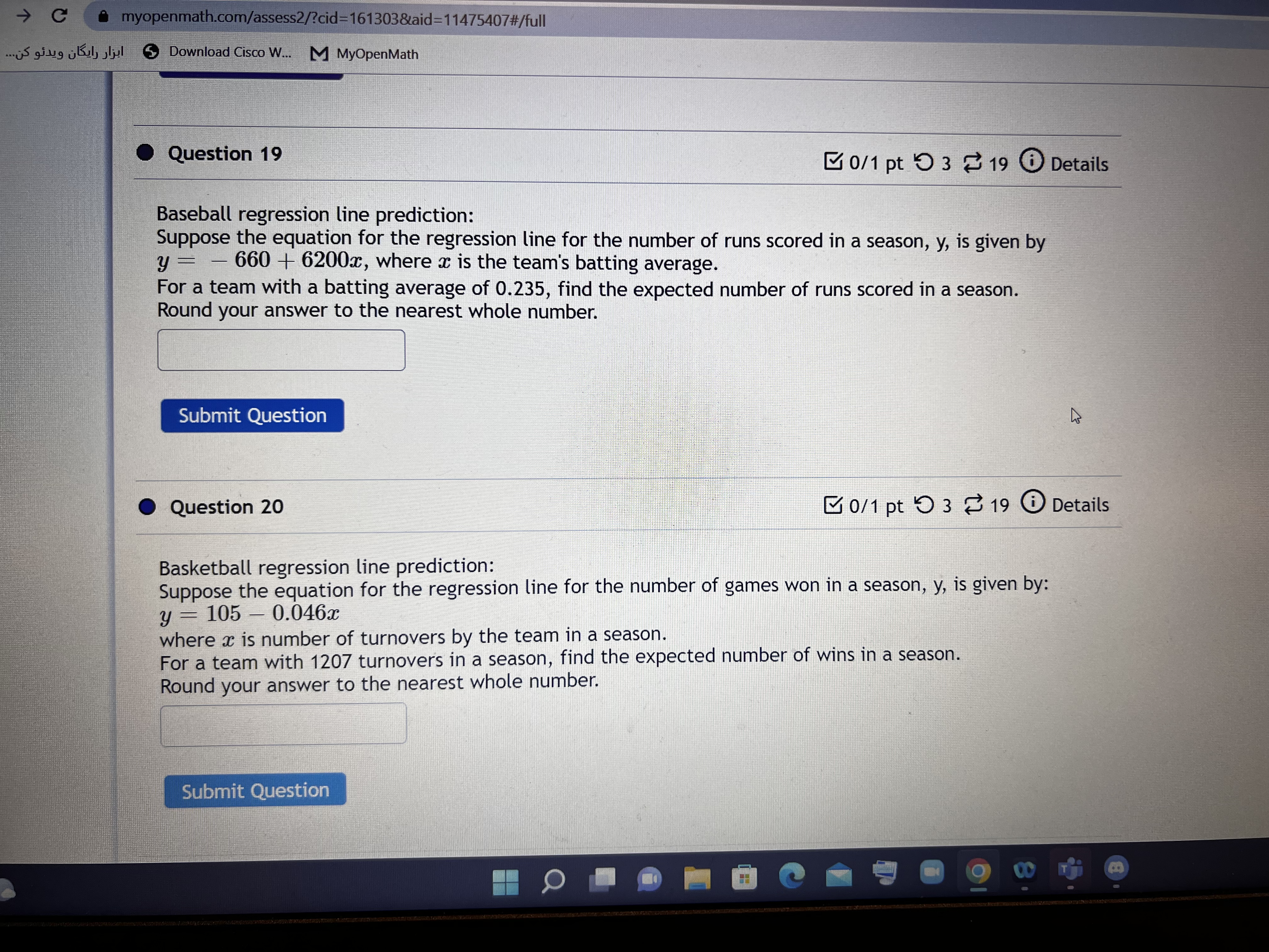 that the line of best fit has been .4 calculated as g