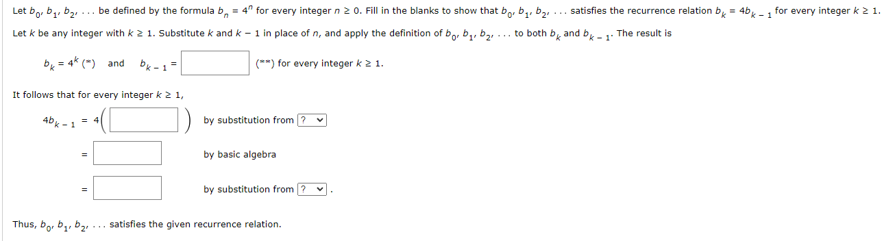  Let bor by, by, . . . be defined by the