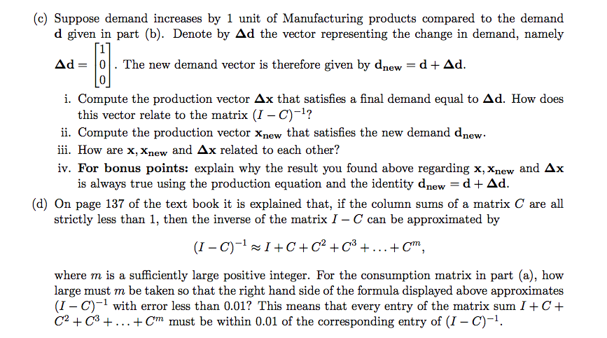 an economy with three sectors: Manufacturing, Agriculture and Services. For each unit