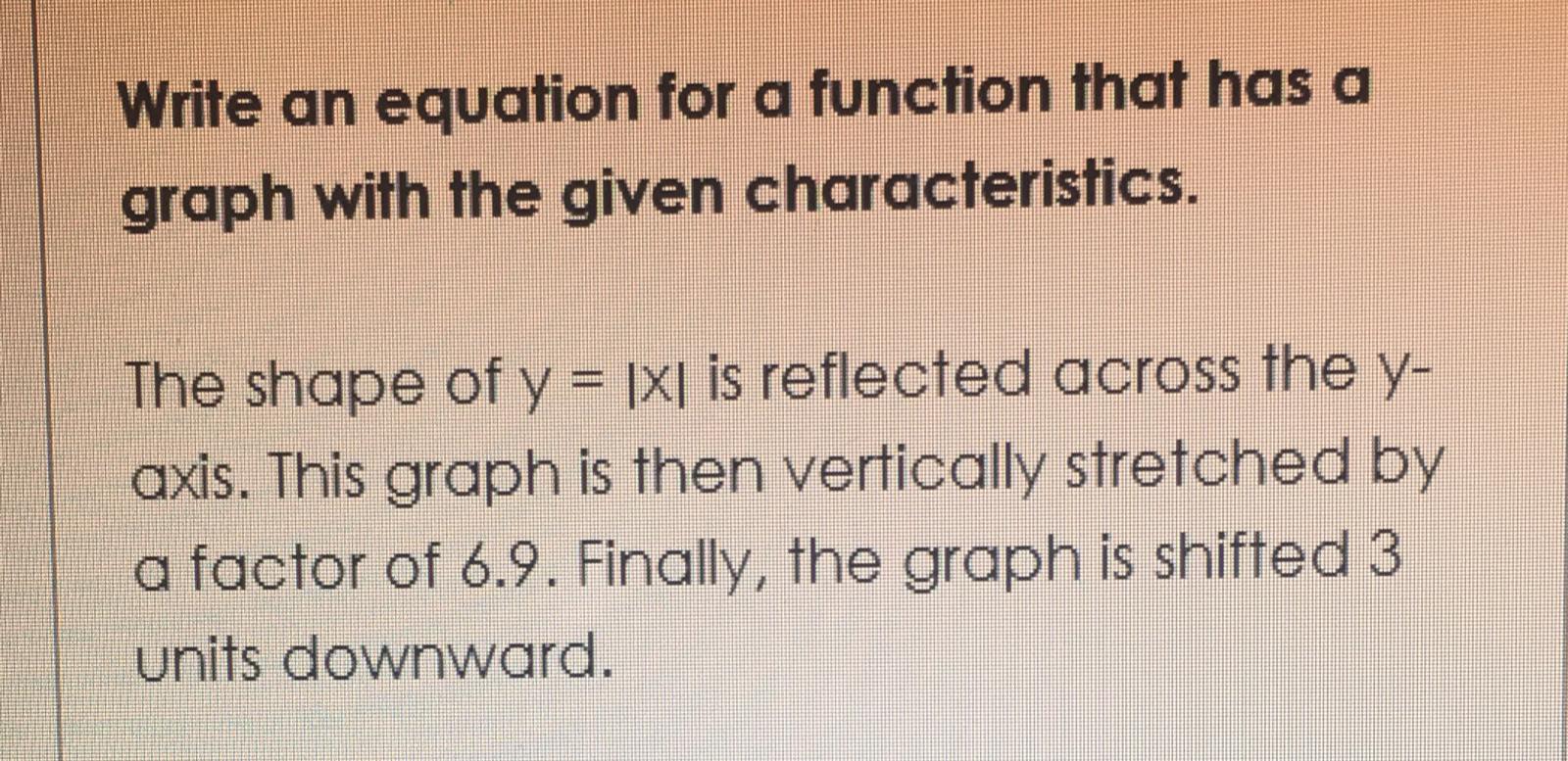 Hello I need help on how to solve this problem please. Write