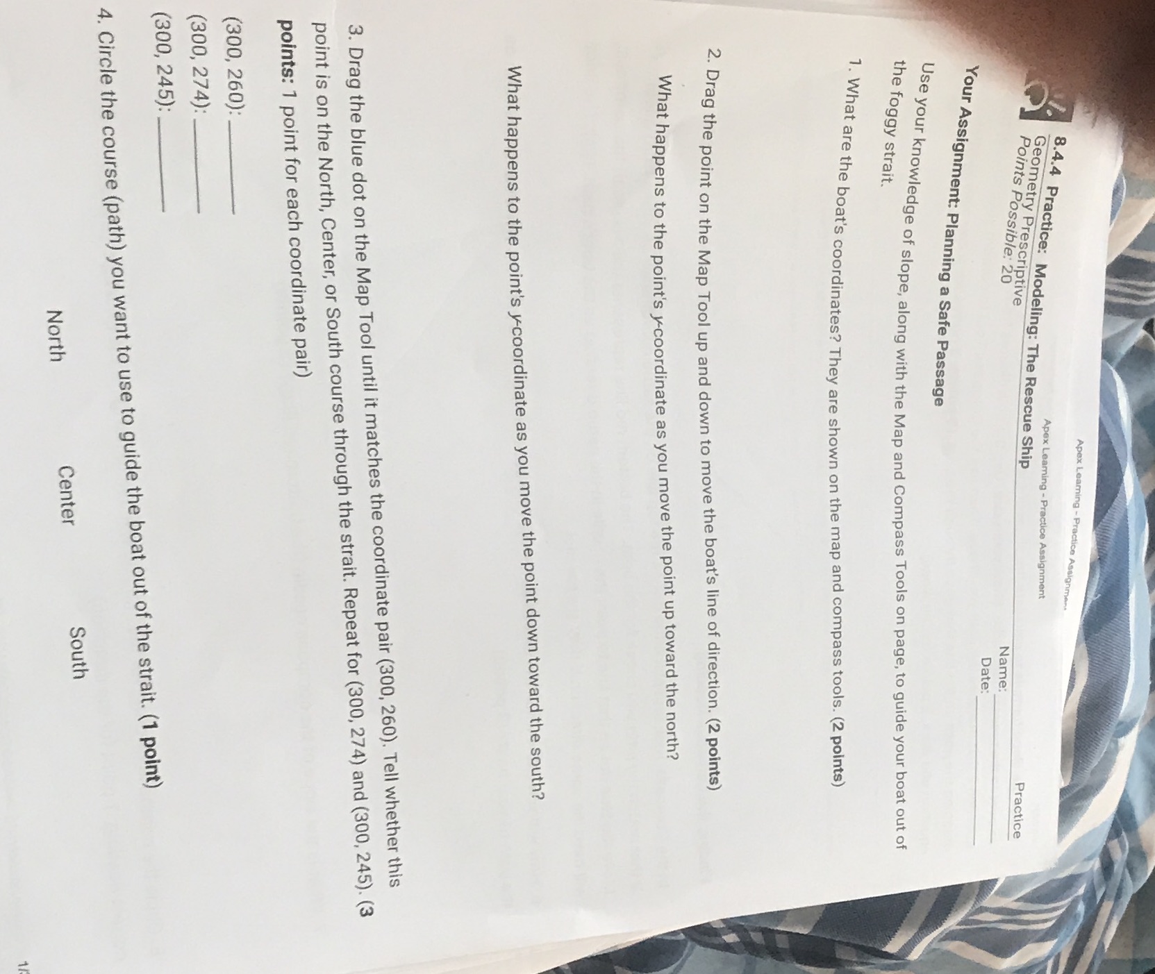 This practice sheet Apex Learning - Practice Assignment 8.4.4 Practice: Modeling: The