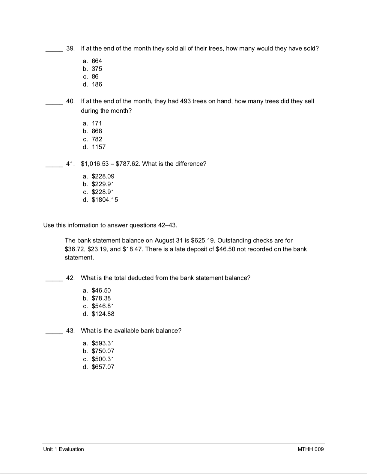 . 11 b . 9 C . 13 d . 12 8